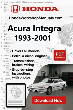 Acura Integra 1993-2001 Workshop Service Repair Manual PDF