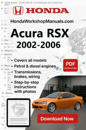 Acura RSX 2002-2006 Workshop Service Repair Manual PDF