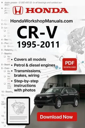 Honda CR-V 1995-2011 Workshop Repair Manual PDF Download