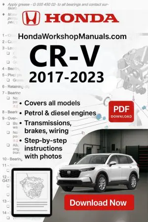 Honda CR-V 2017-2023 Workshop Repair Manual PDF Download