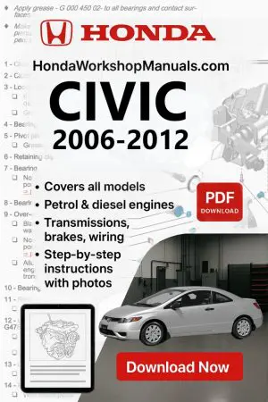 Honda Civic 2006-2012 Workshop Repair Manual PDF Download