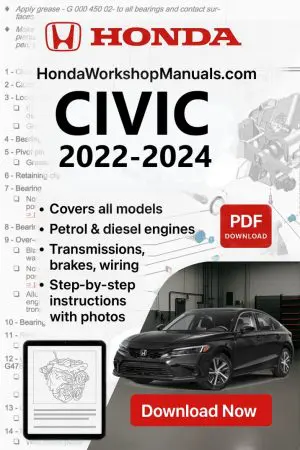 Honda Civic 2022-2024 Workshop Service Repair Manual PDF Download