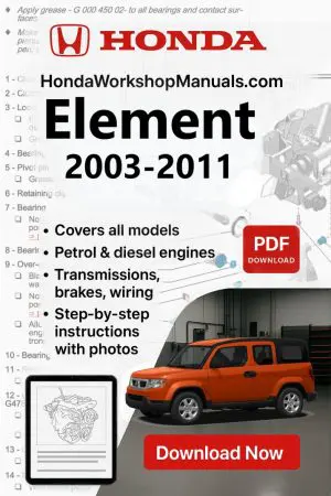 Honda Element 2003-2011 Workshop Repair Manual PDF Download