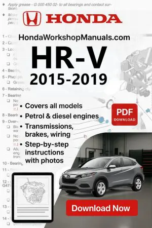 Honda HR-V 2015-2019 Workshop Repair Manual PDF Download
