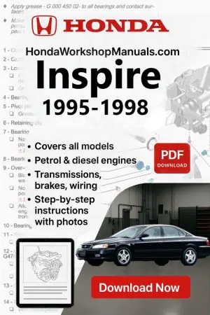 Honda Inspire 1995-1998 Workshop Service Repair Manual PDF