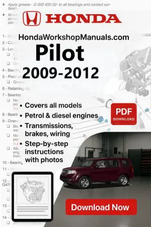 Honda Pilot 2009-2012 Workshop Repair Manual (PDF Download)